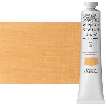 Winsor & Newton Artists' Oil Color 200 ml Tube - Gold