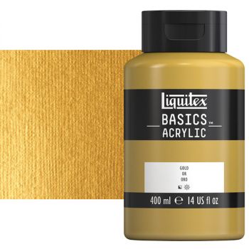 Liquitex Basics Acrylic Paint Gold 400ml