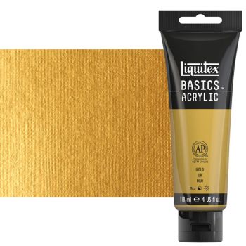 Liquitex Basics Acrylic Paint Gold 4oz