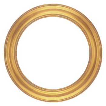 Ambiance Round Frame - Gold, 12" Diameter