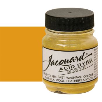 Jacquard Acid Dye 1/2 oz Gold Ochre