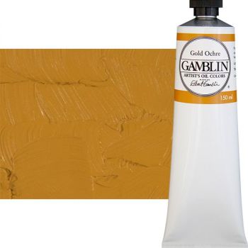 Gamblin Artists Oil - Gold Ochre, 150ml Tube