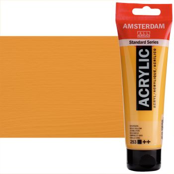 Amsterdam Standard Series Acrylic Paints - Gold Yellow, 120ml