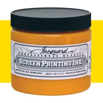 Jacquard Screen Printing Ink 16 oz Jar - Golden Yellow