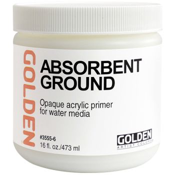 GOLDEN Absorbent Ground 16oz White Jar