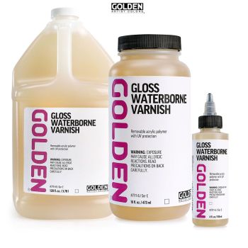 Golden Waterborne Varnish