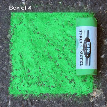 Box of 4 Soho Jumbo Street Pastels Grass Green