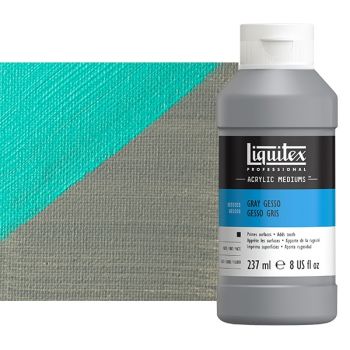 Liquitex Neutral Grey 5 Gesso 8 oz Bottle