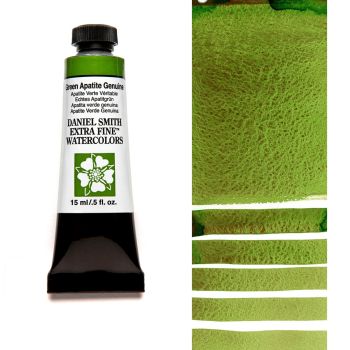 Daniel Smith Extra Fine Watercolors - Green Apatite Genuine, 15 ml Tube