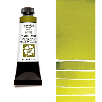 Daniel Smith Extra Fine Watercolors - Green Gold, 15 ml Tube