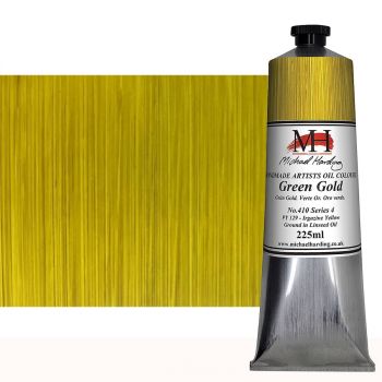 Michael Harding Handmade Artist Oil Color 225ml - Green Gold
