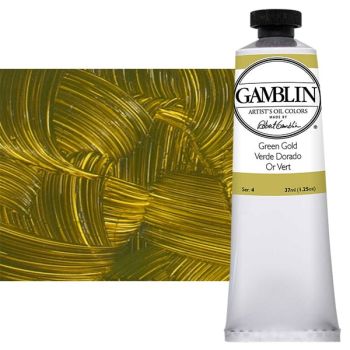 Gamblin Artists Oil - Green Gold, 37ml Tube