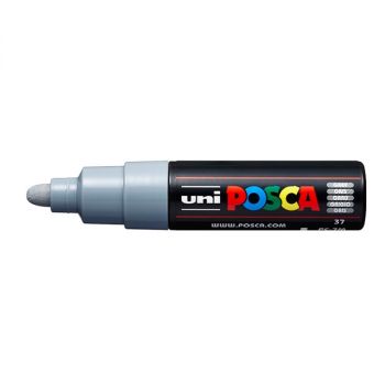 Posca Acrylic Paint Marker 4.5-5.5 mm Broad Bullet Tip Grey