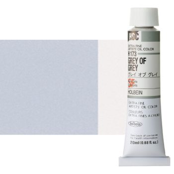 Holbein Extra-Fine Artists' Oil Color 20 ml Tube - Grey Of Grey 