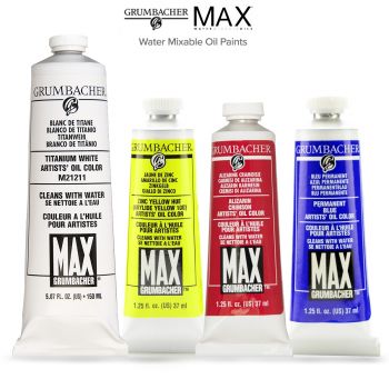 Grumbacher Max Artists' Water Mixable Oil Colors