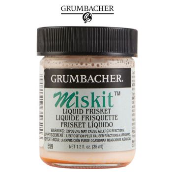 Grumbacher Miskit Liquid Frisket 1.2oz/35ml Jar