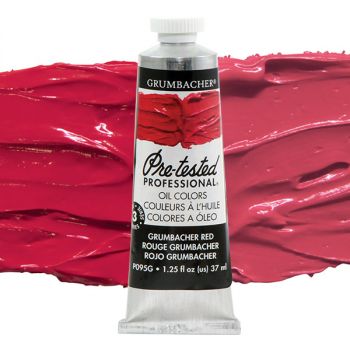 Grumbacher Pre-Tested Oil Color 37 ml Tube - Red