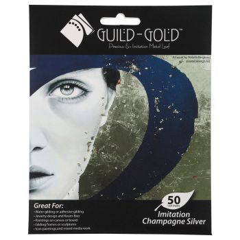 Guild-Gold Champagne Silver Imitation 50 Leaves
