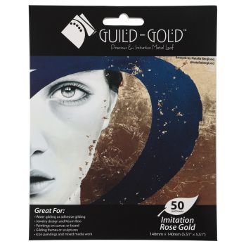 Guild-Gold Rose Gold Imitation 50 Leaves