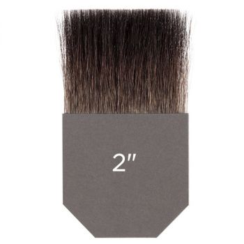 Gilders Tip Natural Squirrel Brush Double Thick 2 Inch