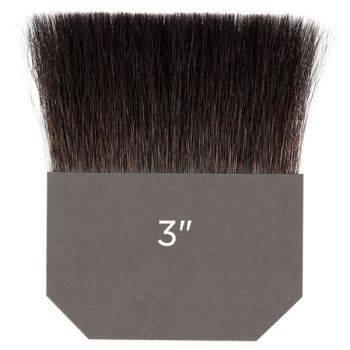 Gilders Tip Natural Squirrel Brush Double Thick 3 Inch