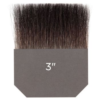 Gilders Tip Natural Squirrel Brush Single Thick 3 Inch
