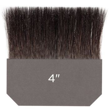 Gilders Tip Natural Squirrel Brush Single Thick 4 Inch