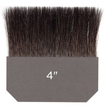 Gilders Tip Natural Squirrel Brush Single Thick 4 Inch