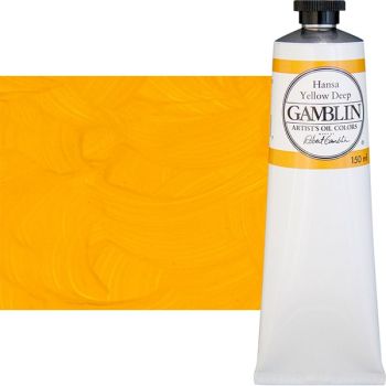 Gamblin Artist's Oil Color 150 ml Tube - Hansa Yellow Deep