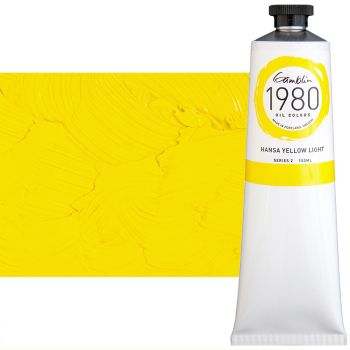 Gamblin 1980 Oil Colors - Hansa Yellow Light, 150ml Tube