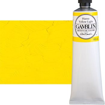 Gamblin Artist's Oil Color 150 ml Tube - Hansa Yellow Light
