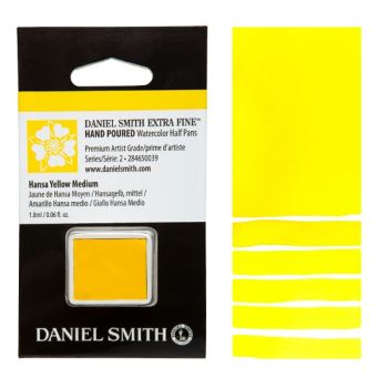 Daniel Smith Watercolor Half Pan Hansa Yellow Medium