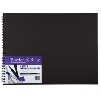 Borden & Riley Hard Cover Field Book #234B Paris Paper 9X12 In