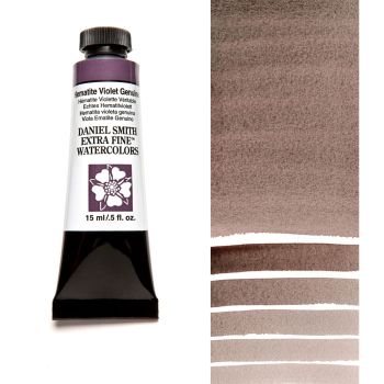 Daniel Smith Extra Fine Watercolors - Hematite Violet Genuine, 15 ml Tube