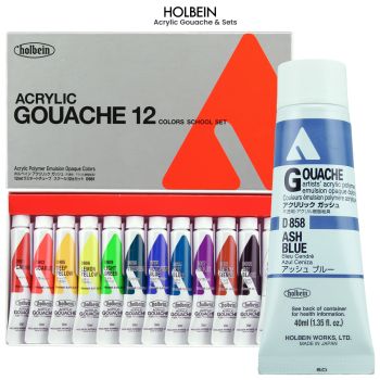 SUI Gouache Green Duo 15ml*2 Tubes Set Matte Pastel Watercolor Gouche  Paints, Green Duo : Lime 15ml + Dokdo Evergreen 15ml