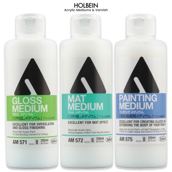 Holbein Acrylic Mediums & Varnish