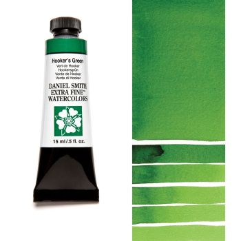 Daniel Smith Extra Fine Watercolors - Hooker's Green, 15 ml Tube