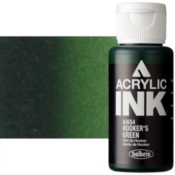 Holbein Acrylic Ink 30ml Hookers Green