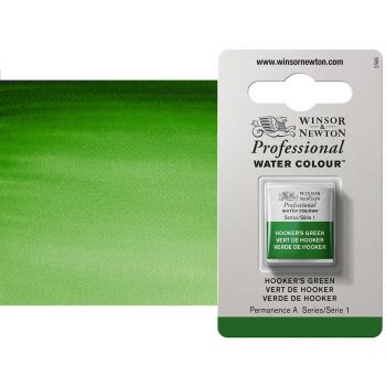 Winsor & Newton Professional Watercolor Half Pan - Hooker's Green