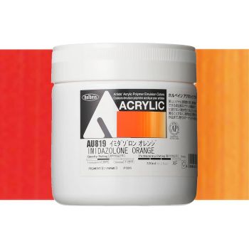 Holbein Heavy Body Acrylic 330ml Imidazolone Orange