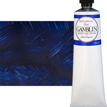 Gamblin Artists Oil - Indanthrone Blue, 150ml Tube