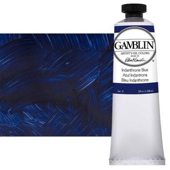 Gamblin Artist's Oil Color 37 ml Tube - Indanthrone Blue