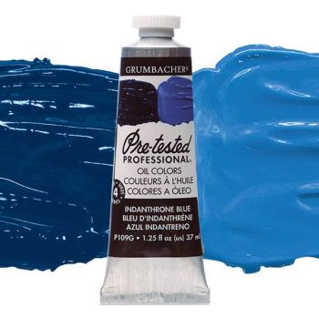 Grumbacher Pre-Tested Oil Paint 37 ml Tube - Indanthrene Blue