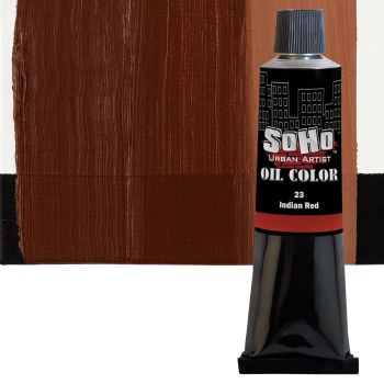 SoHo Artist Oil Color Indian Red 170ml Tube