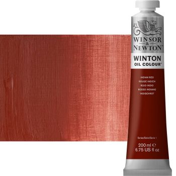 Winton Oil Color 200ml Tube - Indian Red