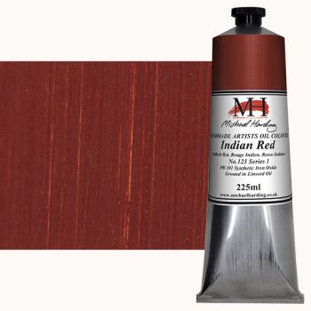 Michael Harding Handmade Artists Oil Color 225ml - Indian Red
