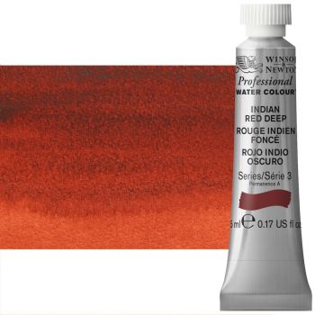 Winsor & Newton Professional Watercolor - Indian Red Deep, 5ml Tube