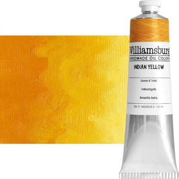Williamsburg Handmade Oil Paint - Indian Yellow, 150ml Tube