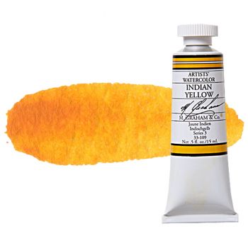 M. Graham Artists' Watercolor 15ml - Indian Yellow