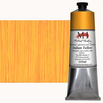 Michael Harding Handmade Artists Oil Color 225ml - Indian Yellow